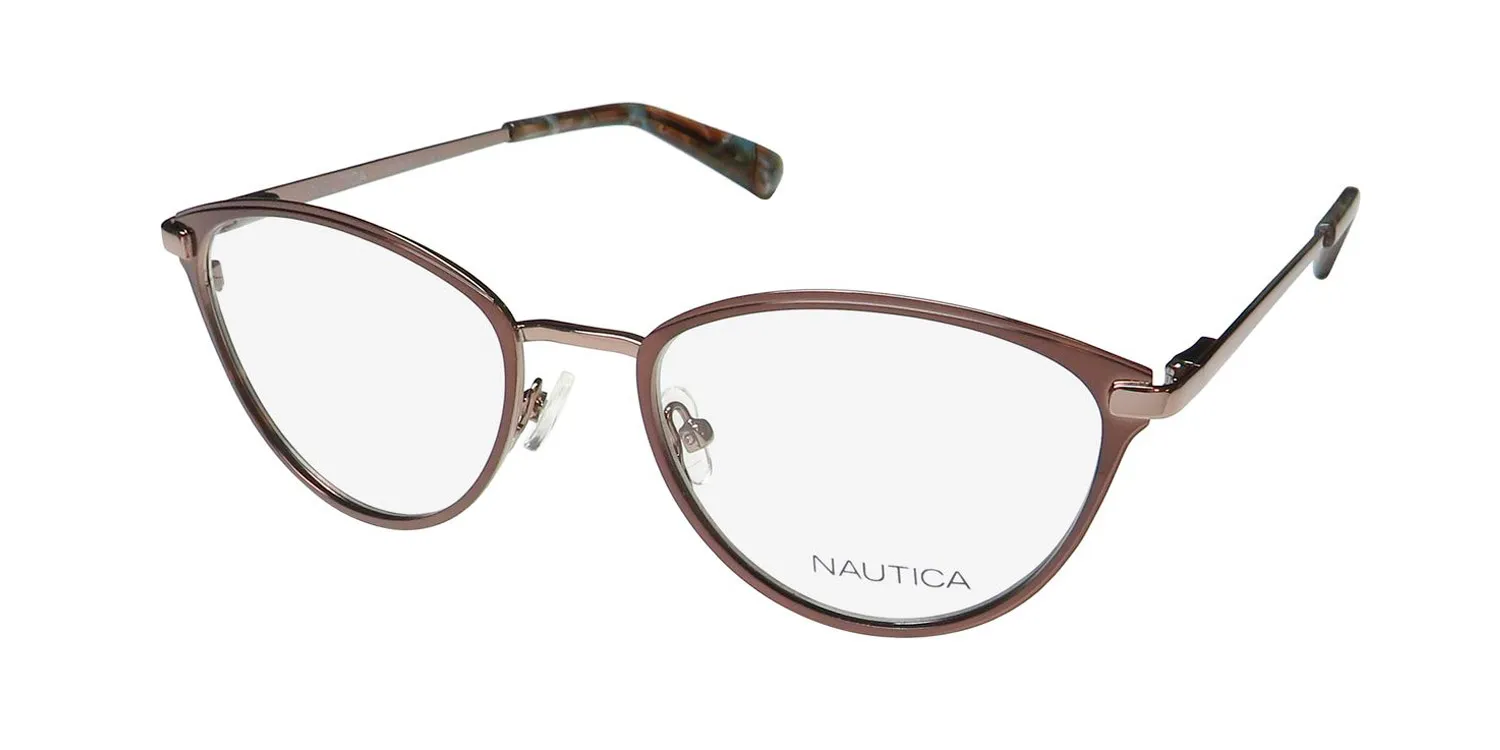 Nautica Nlo5010 200 Eyeglasses Brown 51mm