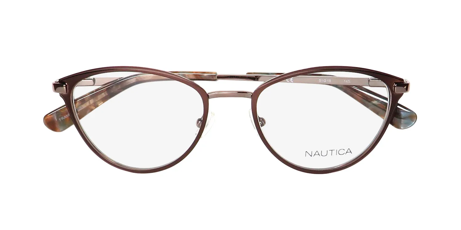 Nautica Nlo5010 200 Eyeglasses Brown 51mm 2