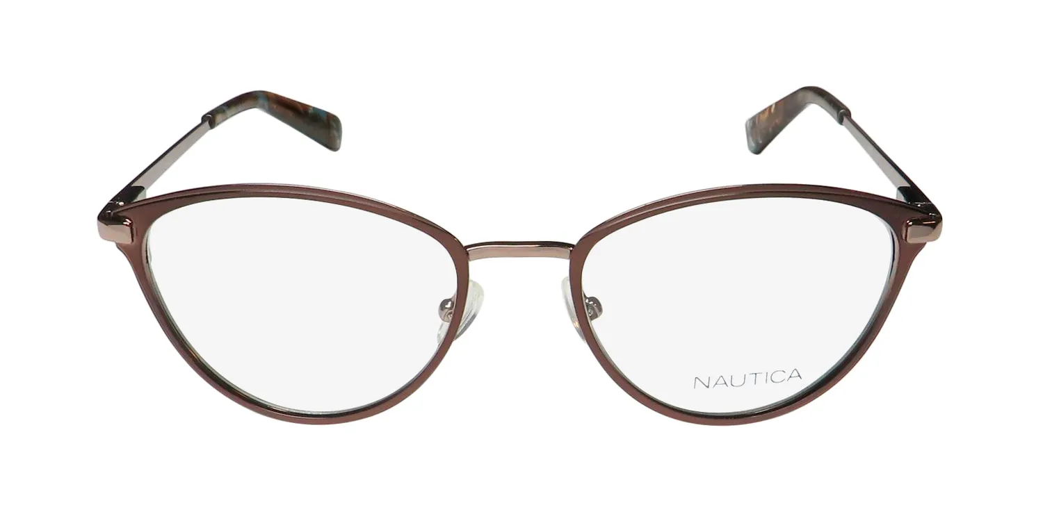 Nautica Nlo5010 200 Eyeglasses Brown 51mm 3