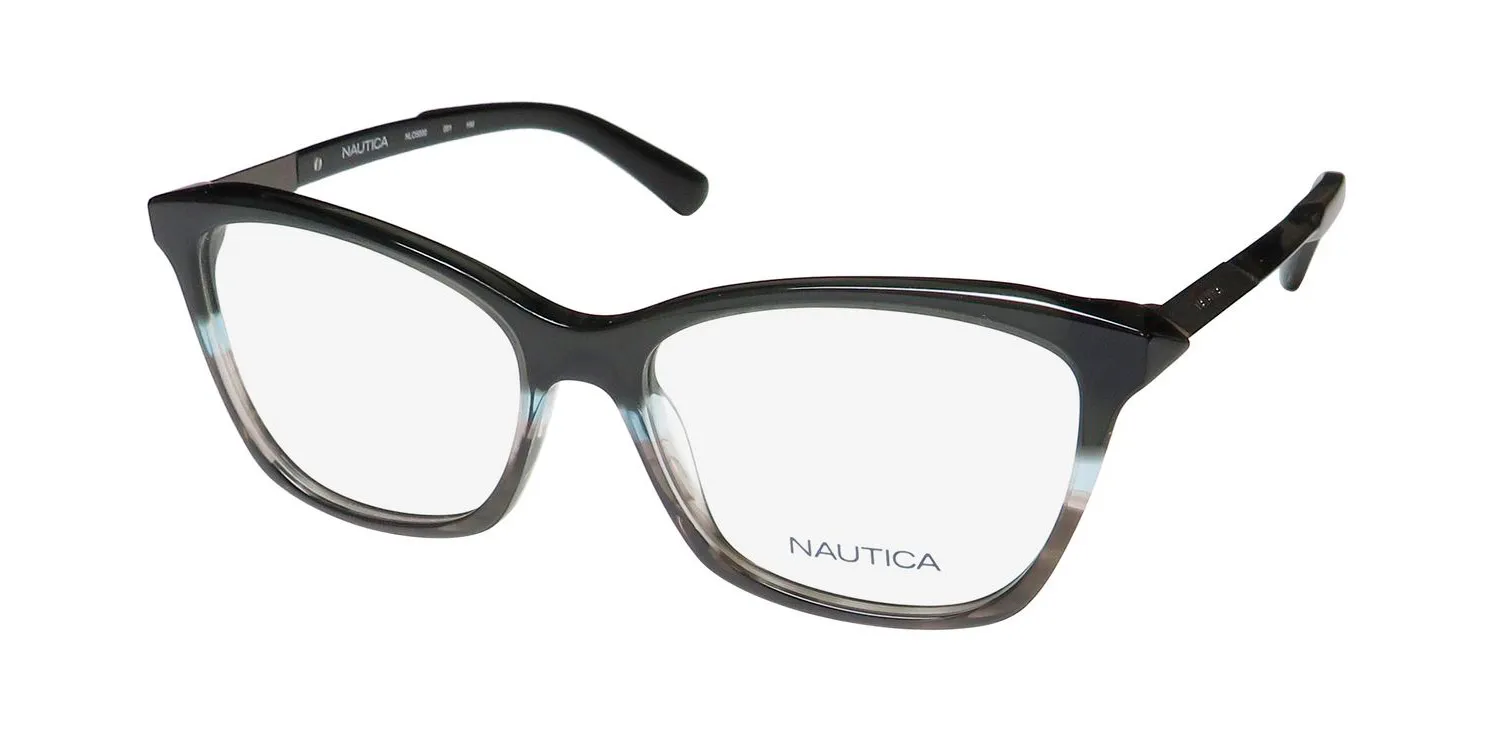 Nautica Nlo5000 001 Eyeglasses Black 52mm
