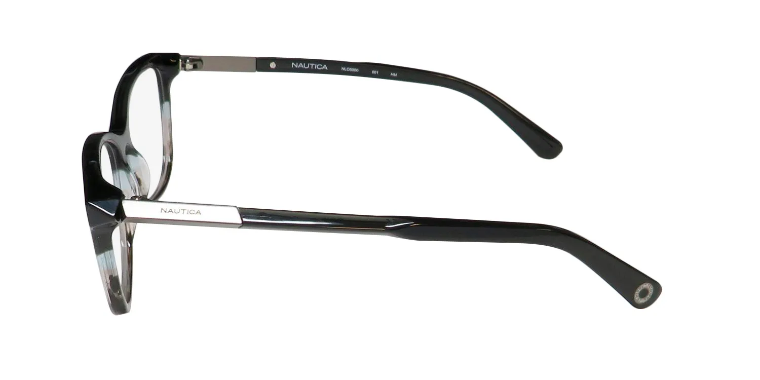 Nautica Nlo5000 001 Eyeglasses Black 52mm 4