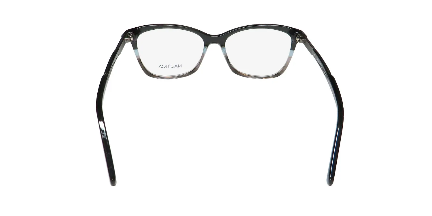 Nautica Nlo5000 001 Eyeglasses Black 52mm 5
