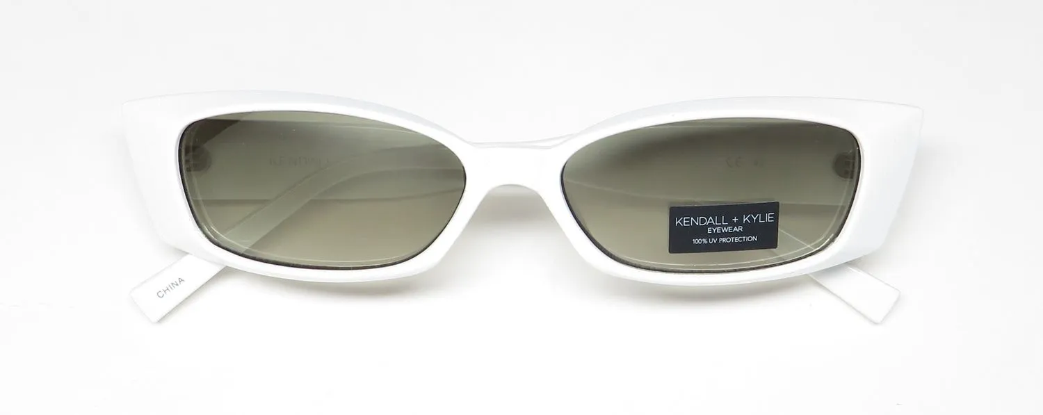 Kendall + Kylie Kk5094 Elora 101 Sunglasses Shiny Opaque White 0mm 2
