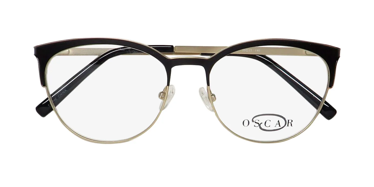 Oscar de la Renta Osl 723 002 Eyeglasses Semi Matte Black 53mm 2