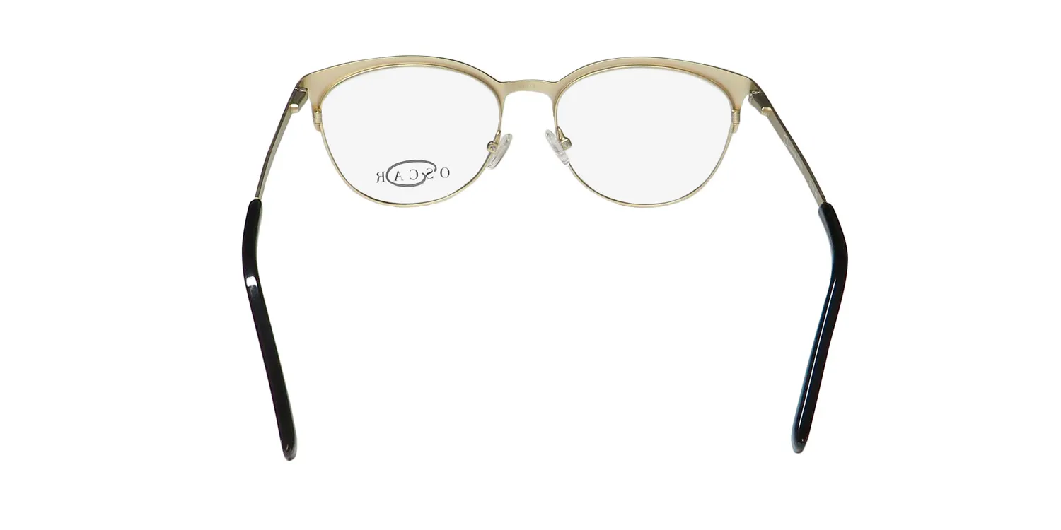 Oscar de la Renta Osl 723 002 Eyeglasses Semi Matte Black 53mm 5