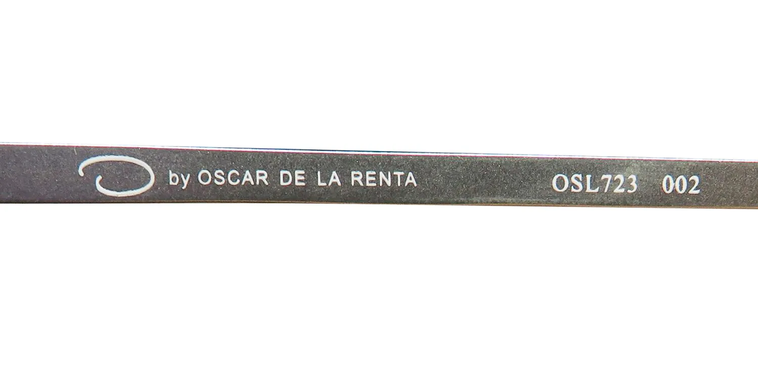 Oscar de la Renta Osl 723 002 Eyeglasses Semi Matte Black 53mm 7