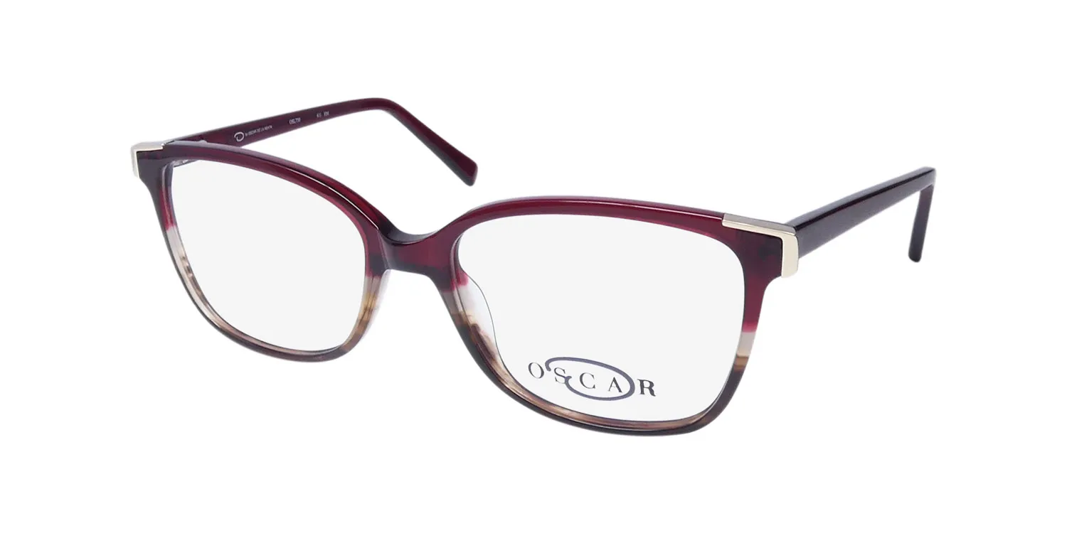 Oscar de la Renta Osl 730 611 Eyeglasses Red 53mm