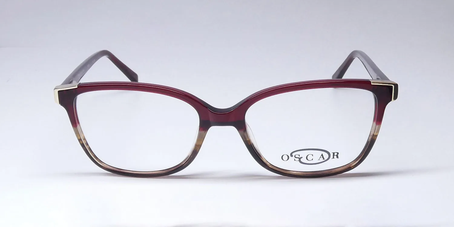 Oscar de la Renta Osl 730 611 Eyeglasses Red 53mm 3
