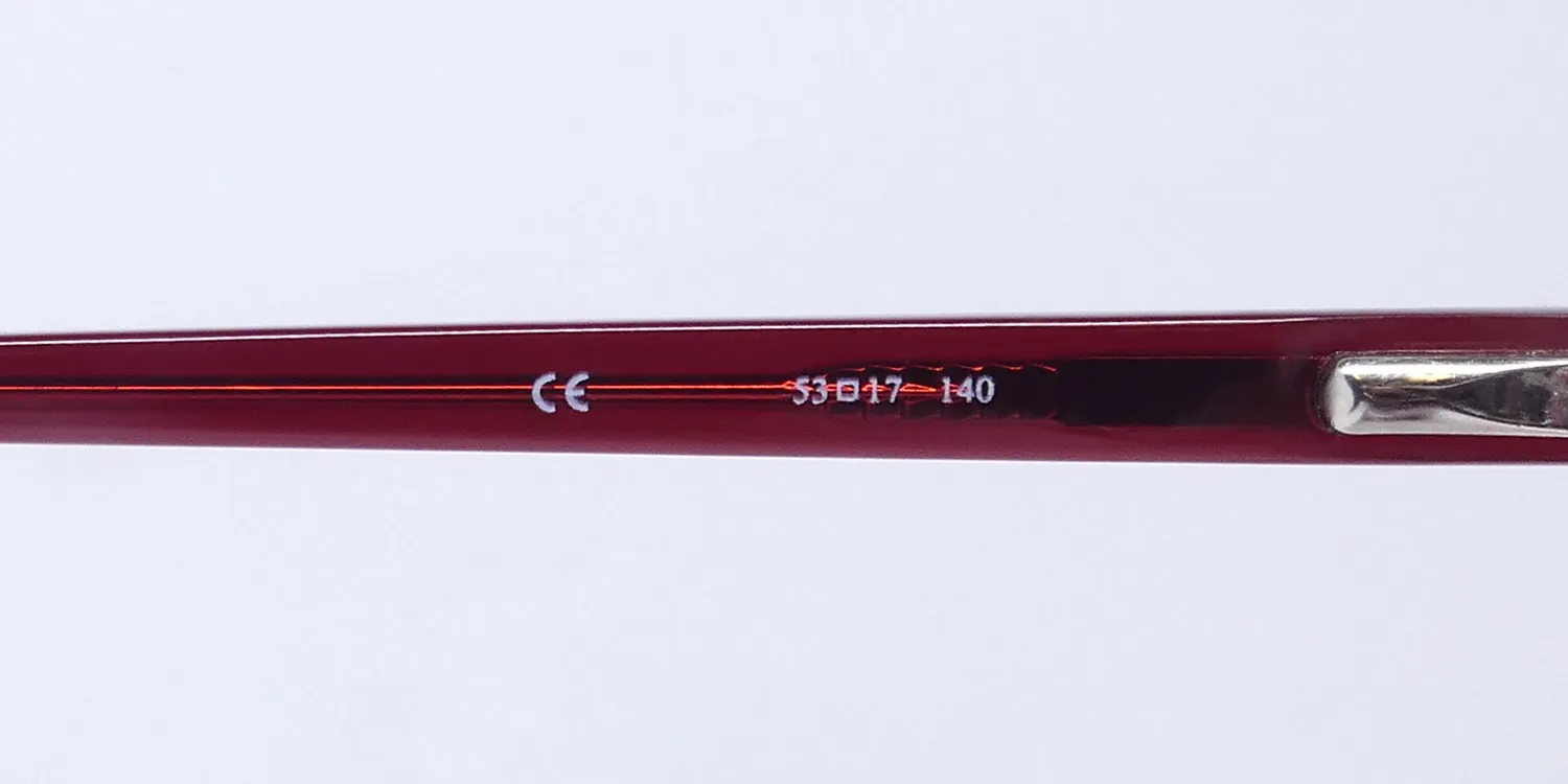 Oscar de la Renta Osl 730 611 Eyeglasses Red 53mm 8