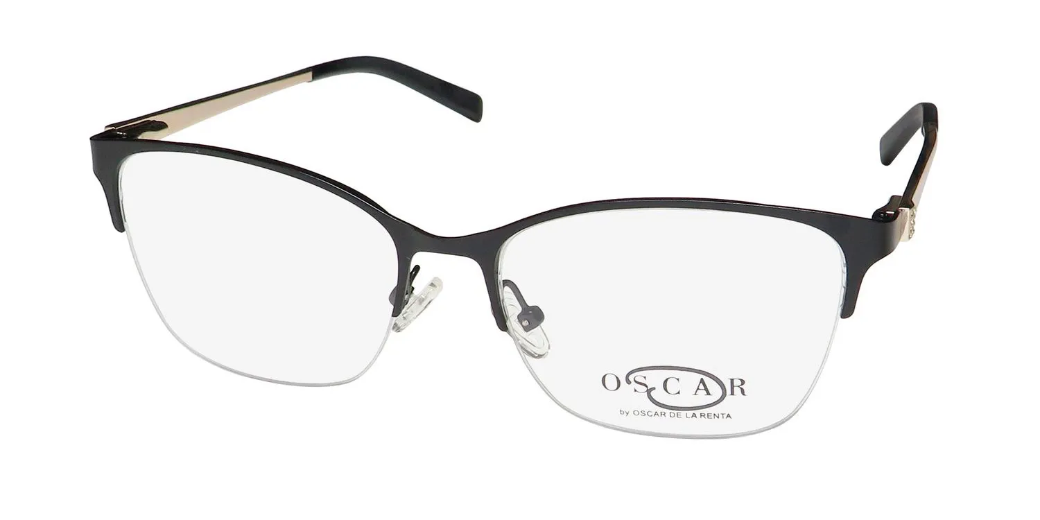 Oscar de la Renta Osl 468 002 Eyeglasses Black 53mm