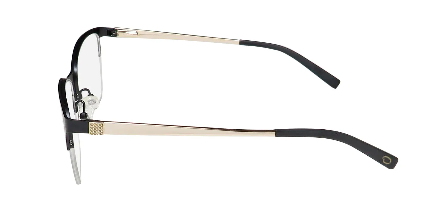 Oscar de la Renta Osl 468 002 Eyeglasses Black 53mm 4