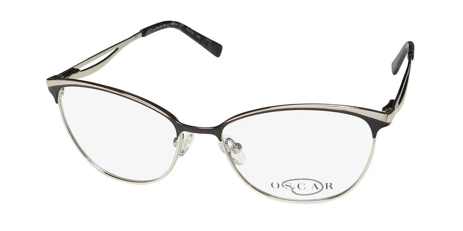 Oscar de la Renta Osl 725 045 Eyeglasses Silver 54mm