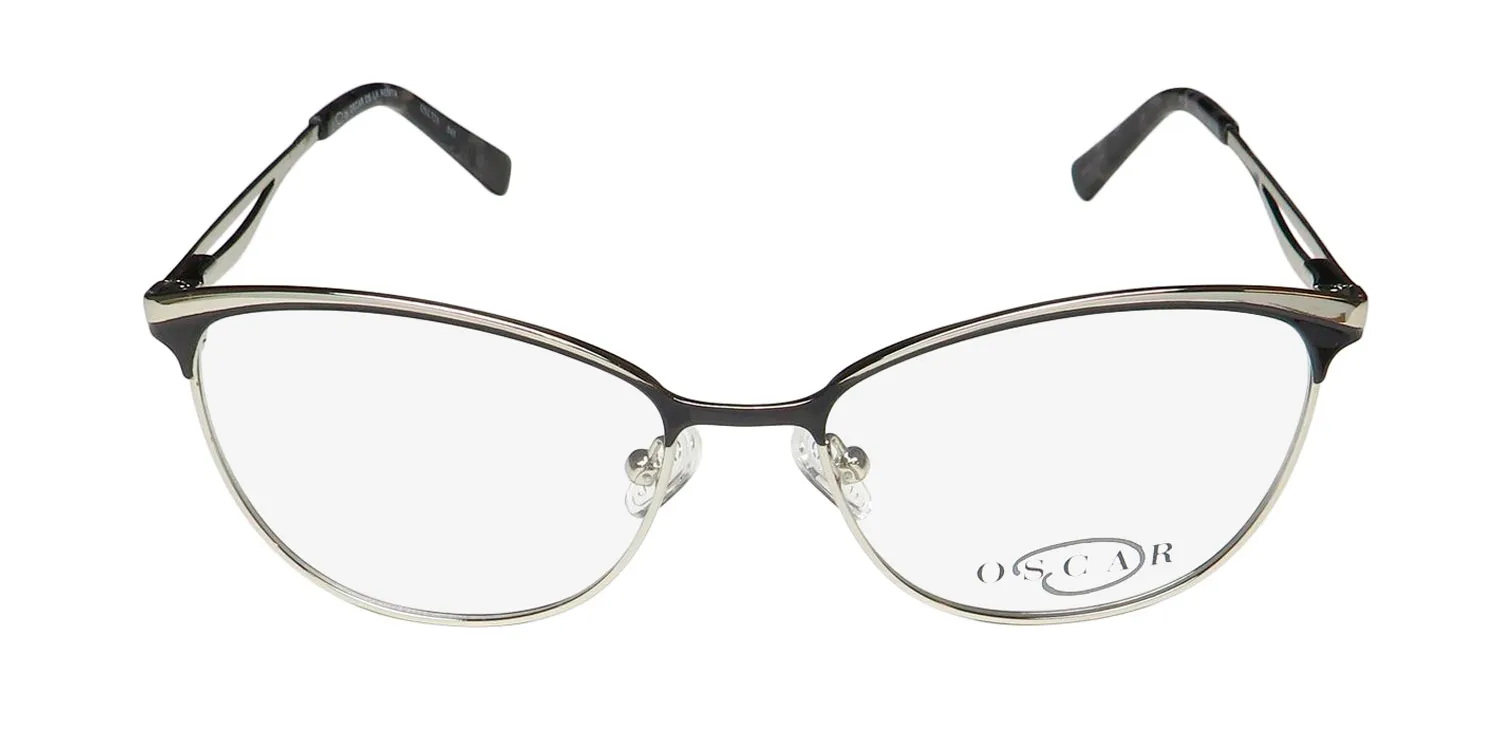 Oscar de la Renta Osl 725 045 Eyeglasses Silver 54mm 3