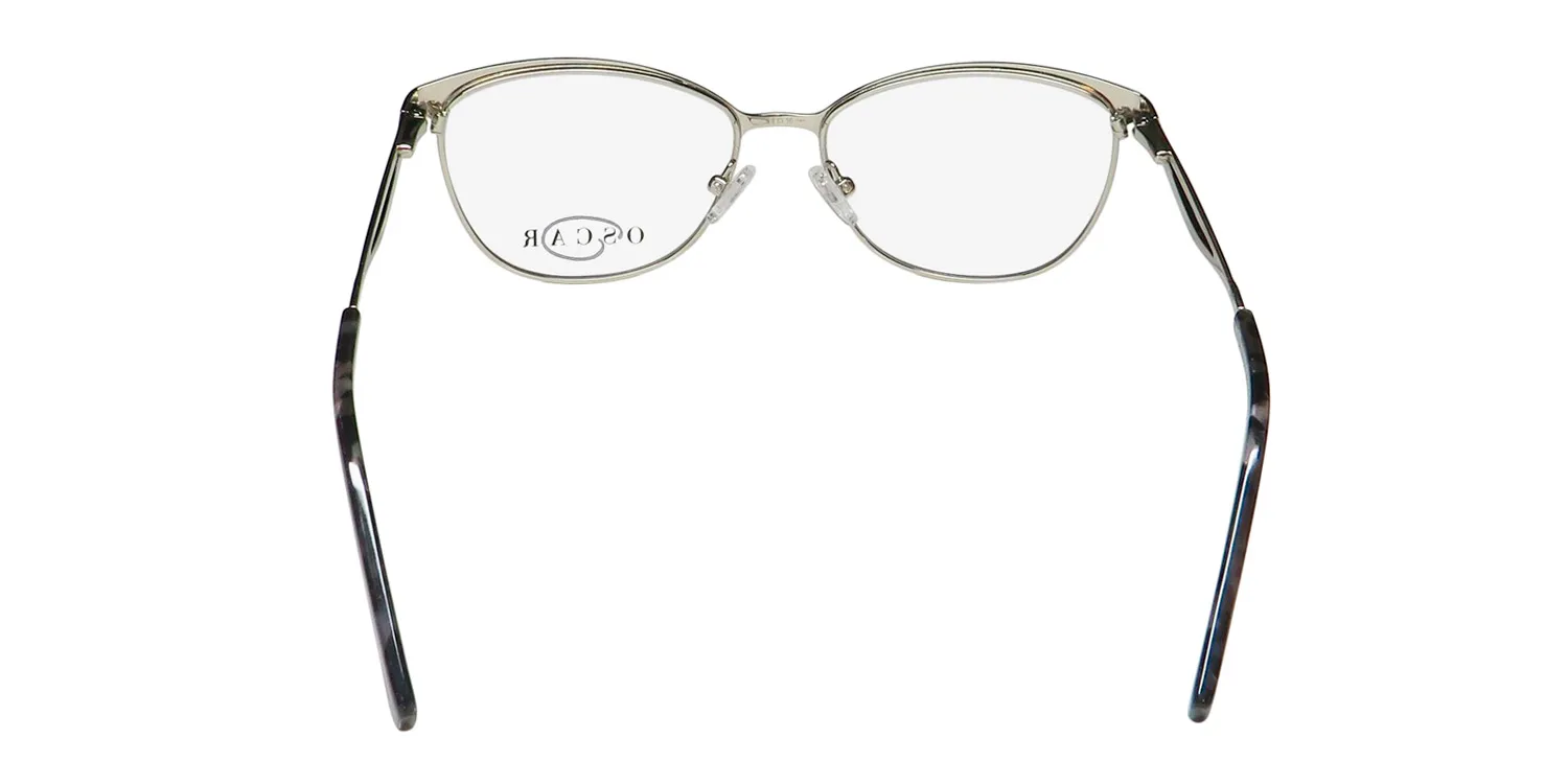 Oscar de la Renta Osl 725 045 Eyeglasses Silver 54mm 5