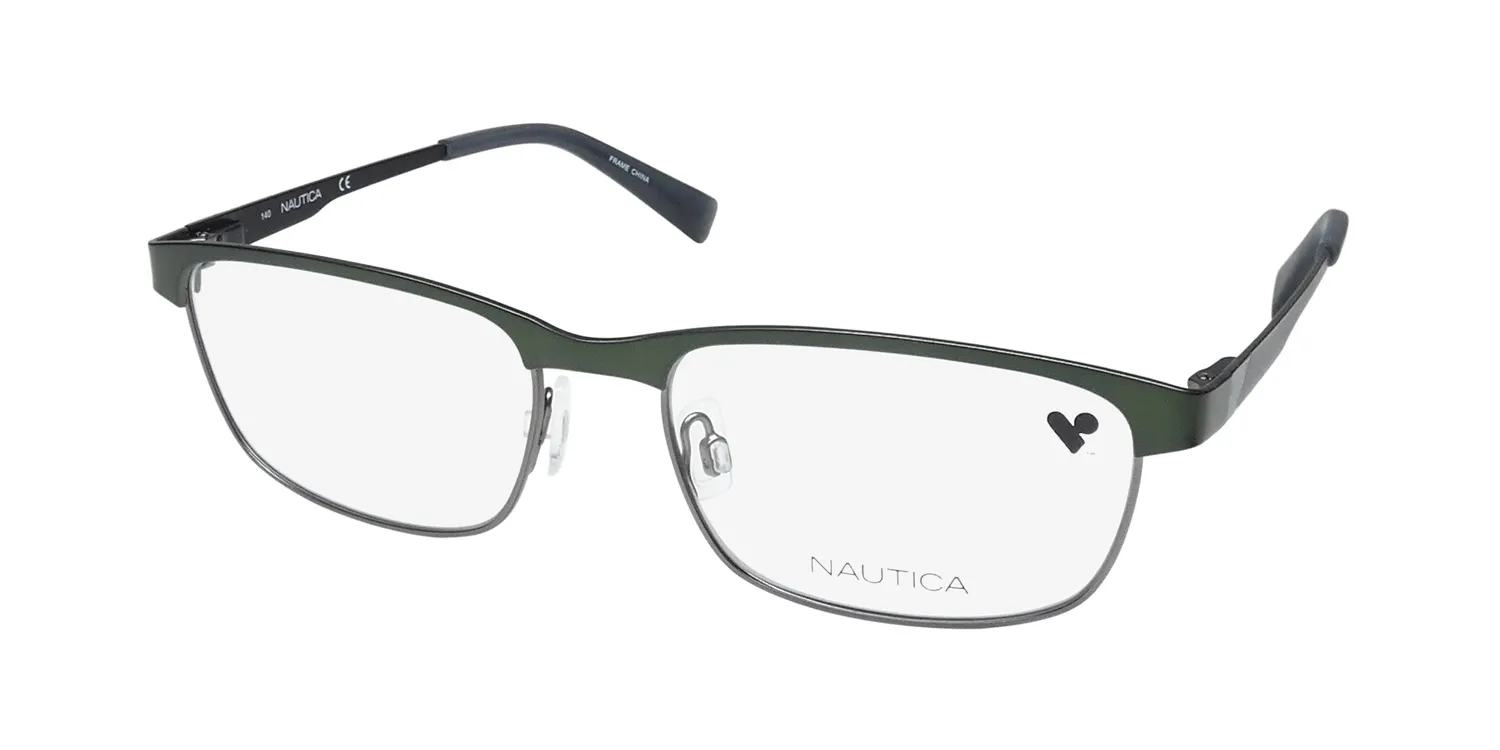 Nautica N7277 325 Eyeglasses Matte Olive 54mm