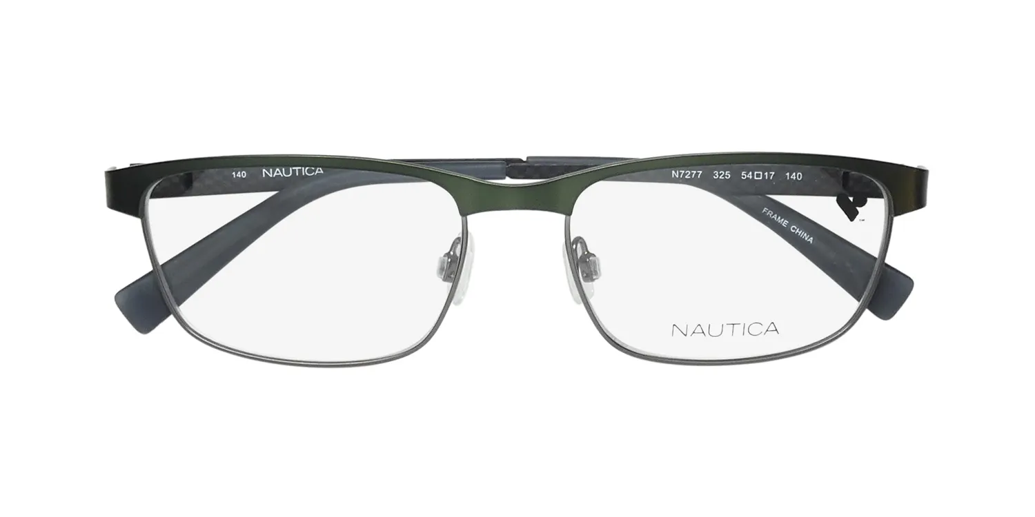 Nautica N7277 325 Eyeglasses Matte Olive 54mm 2