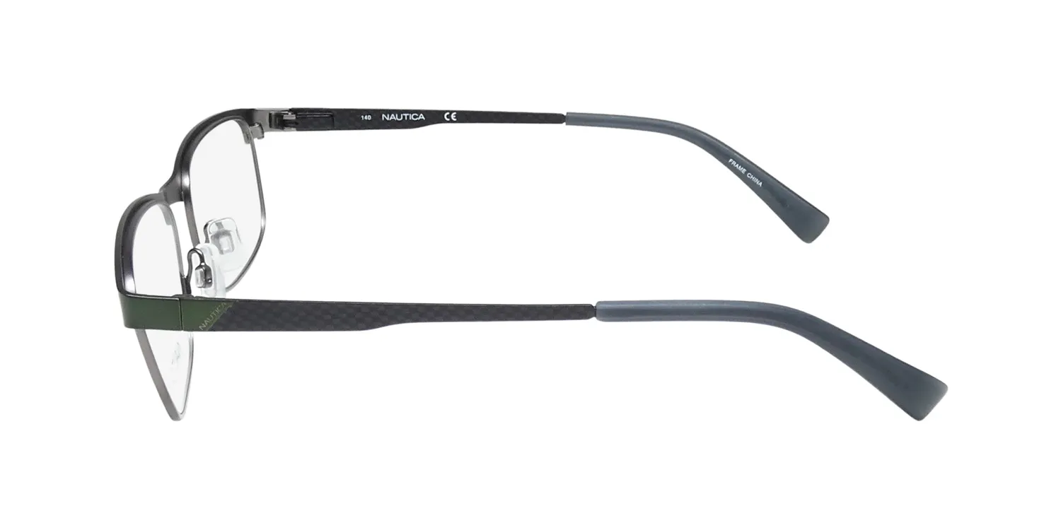 Nautica N7277 325 Eyeglasses Matte Olive 54mm 4