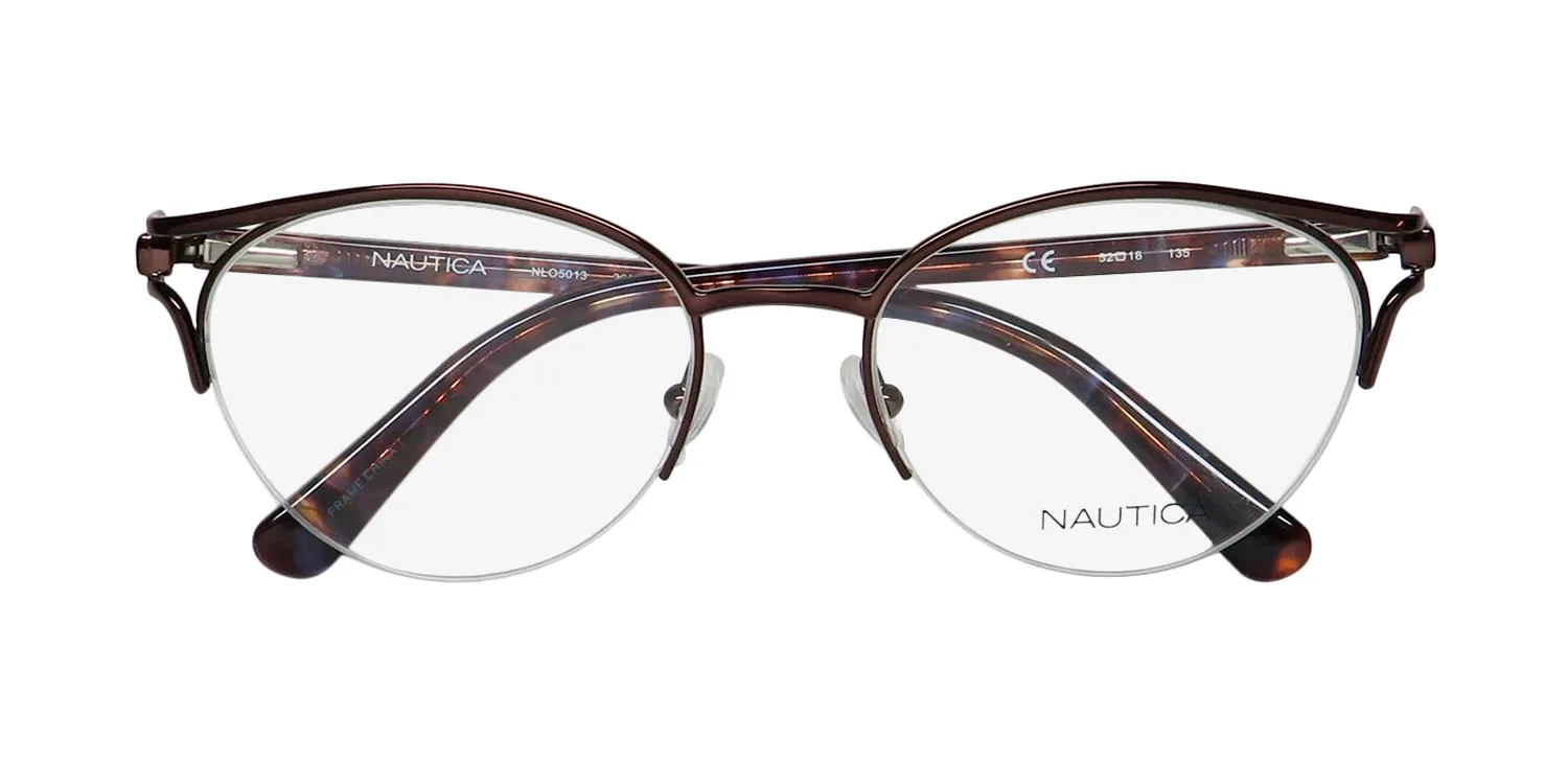 Nautica Nlo5013 200 Eyeglasses Brown 52mm 2