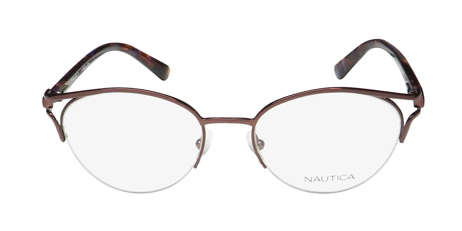 Nautica Nlo5013 200 Eyeglasses Brown 52mm 3