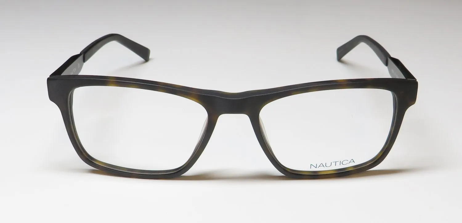 Nautica N8135 215 Eyeglasses Matte Dark Tortoise 55mm 3
