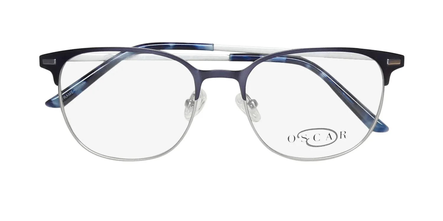 Oscar de la Renta Osm 840 414 Eyeglasses Navy 52mm 2
