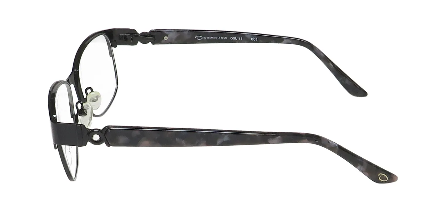 Oscar de la Renta Osl 115 001 Eyeglasses Black 50mm 4