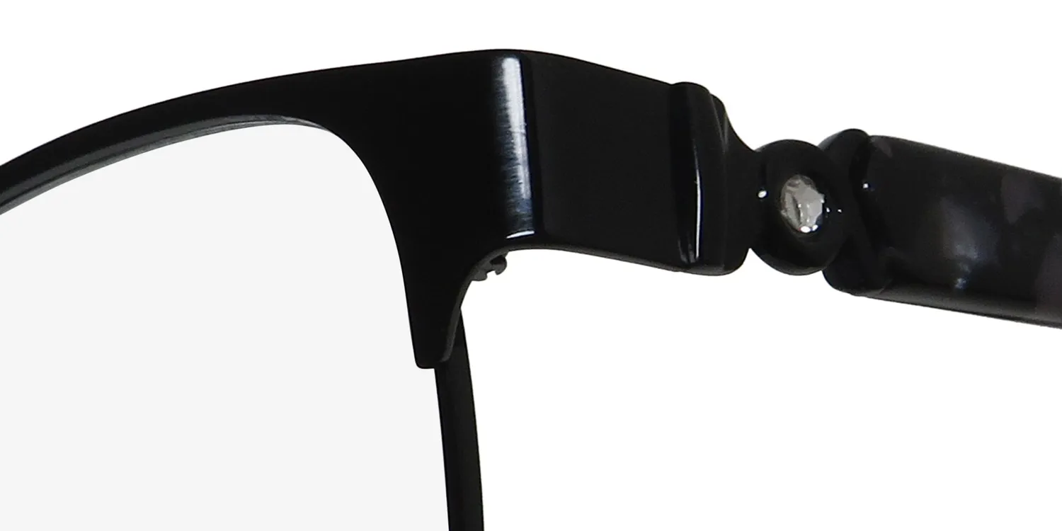 Oscar de la Renta Osl 115 001 Eyeglasses Black 50mm 6