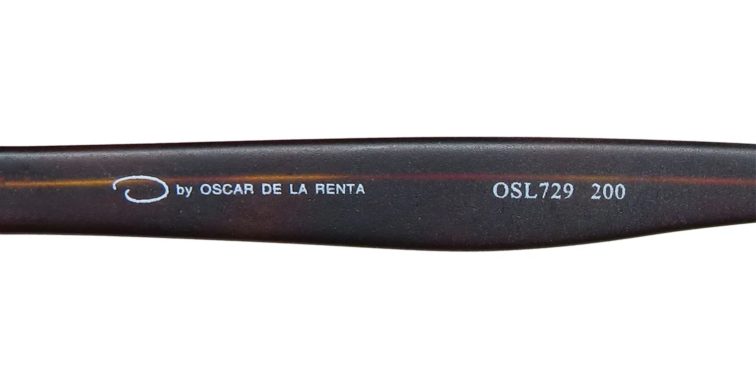 Oscar de la Renta Osl 729 200 Eyeglasses Shiny Brown 53mm 7