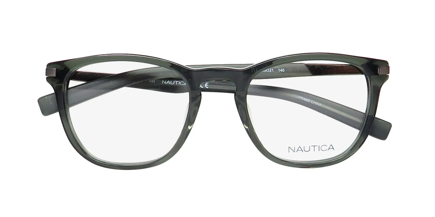 Nautica N8132 314 Eyeglasses Olive 50mm 2