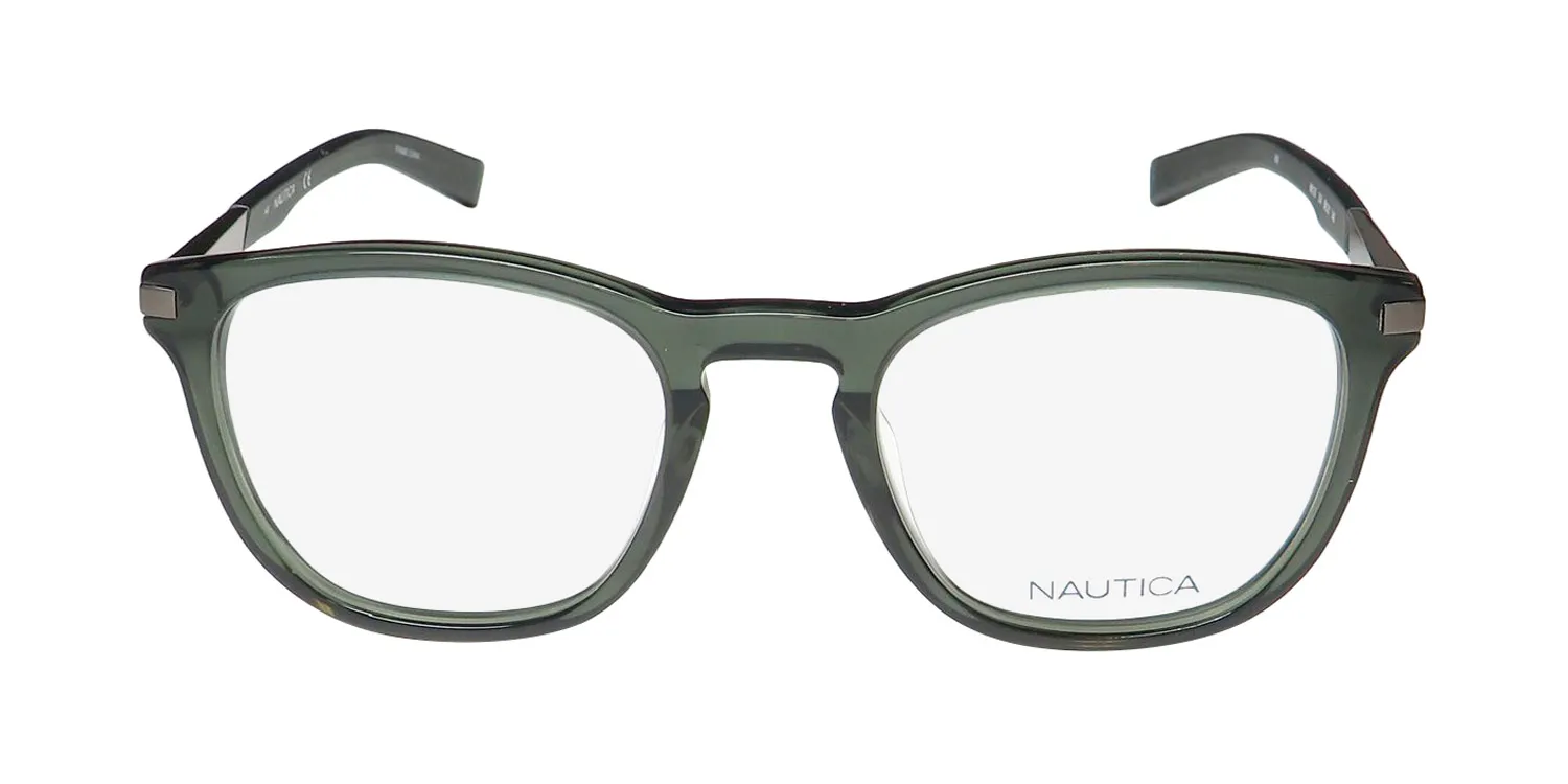 Nautica N8132 314 Eyeglasses Olive 50mm 3