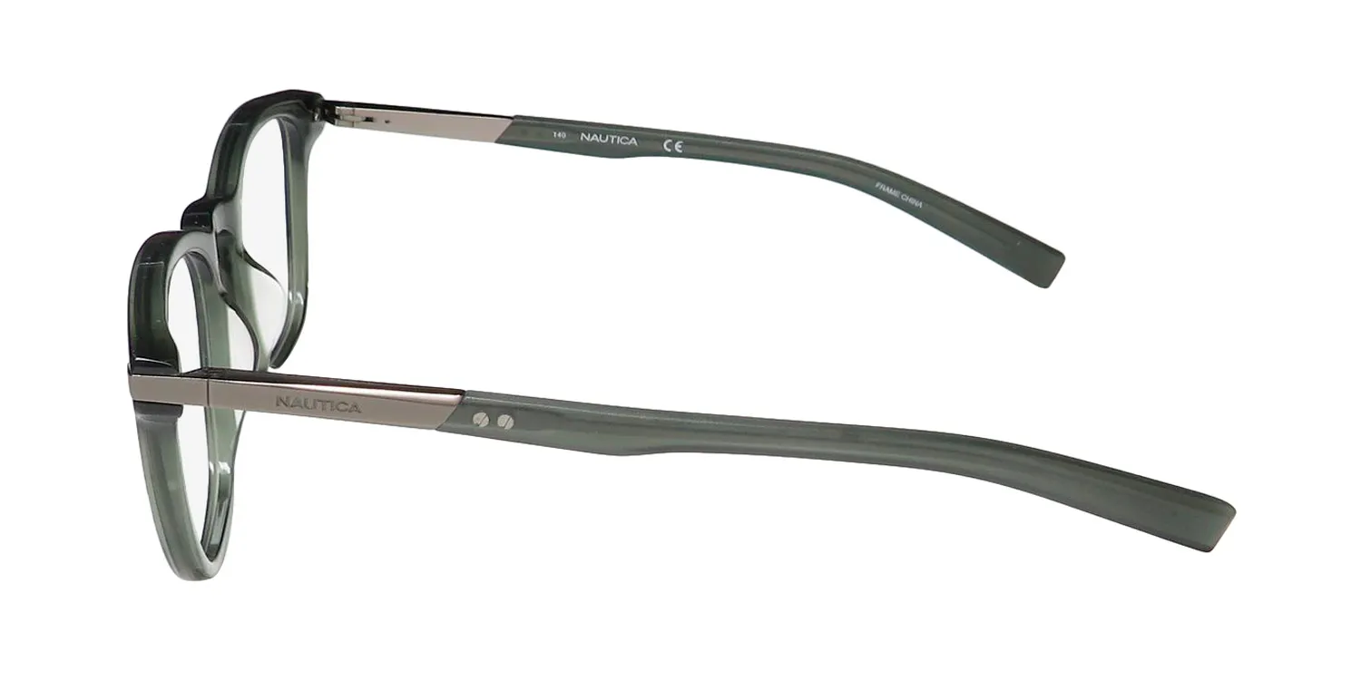 Nautica N8132 314 Eyeglasses Olive 50mm 4