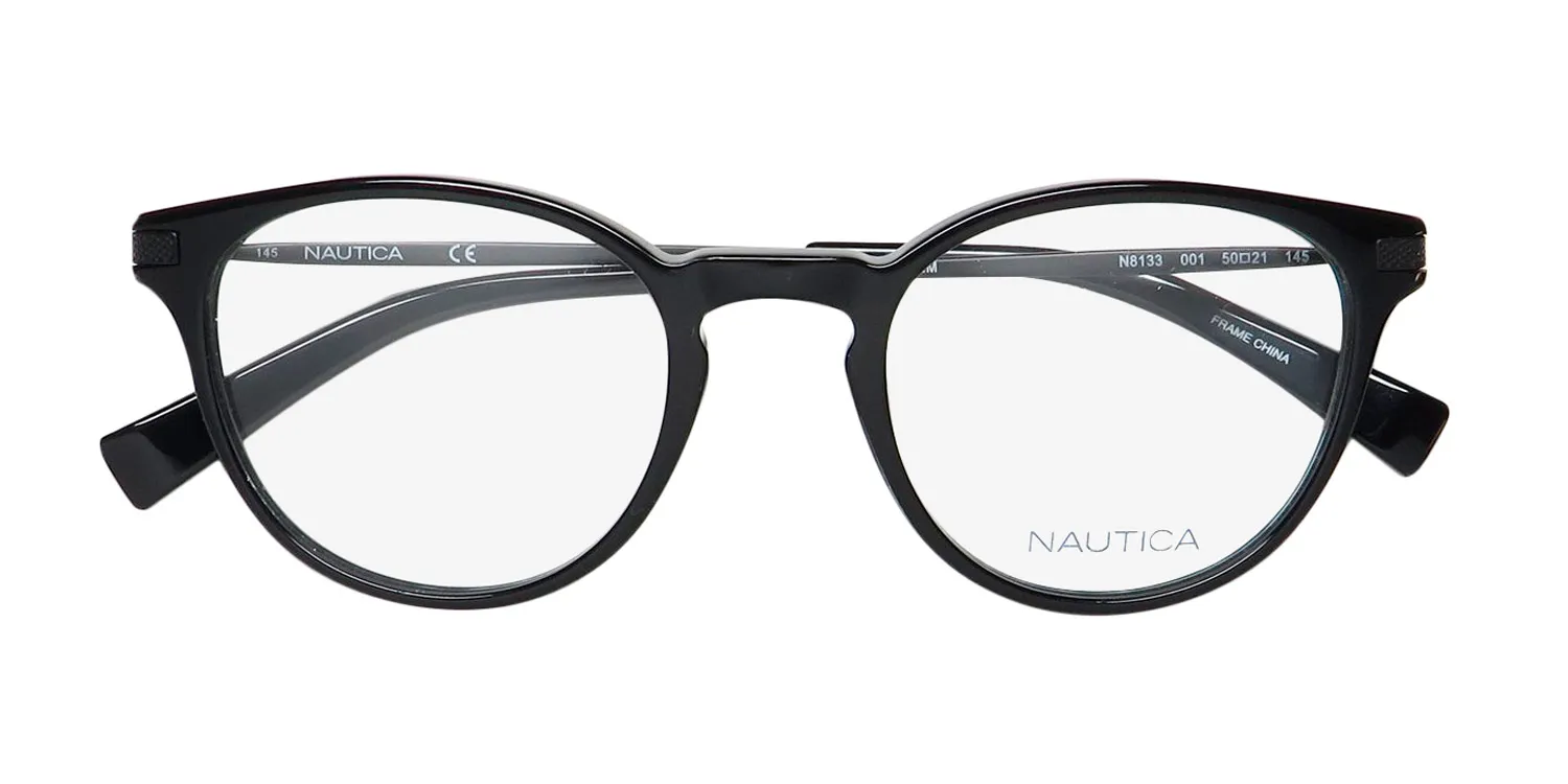 Nautica N8133 001 Eyeglasses Black 50mm 2