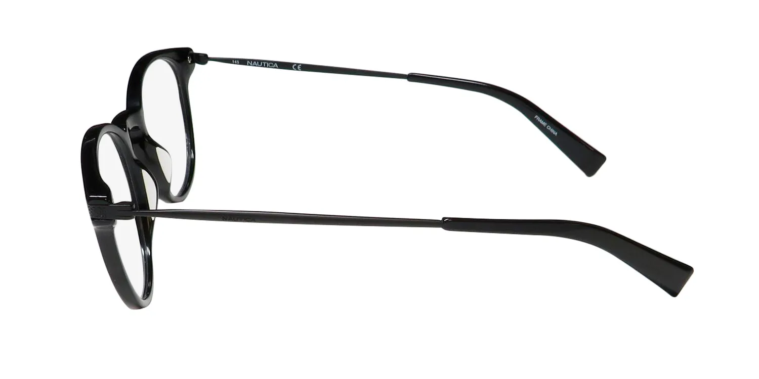 Nautica N8133 001 Eyeglasses Black 50mm 4