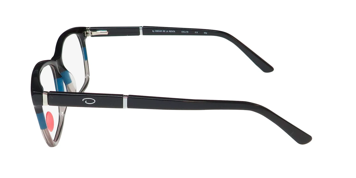 Oscar de la Renta Osl 470 414 Eyeglasses Navy 53mm 4