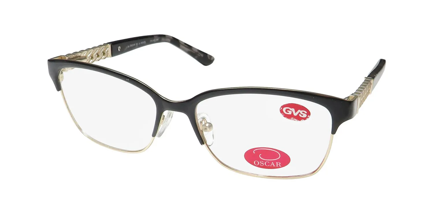 Oscar de la Renta Osl 462 001 Eyeglasses Black 53mm