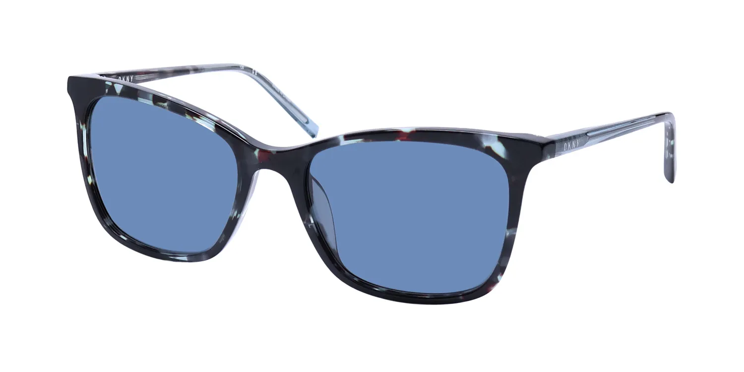 DKNY DK500S 315 Sunglasses Teal Tortoise 54mm