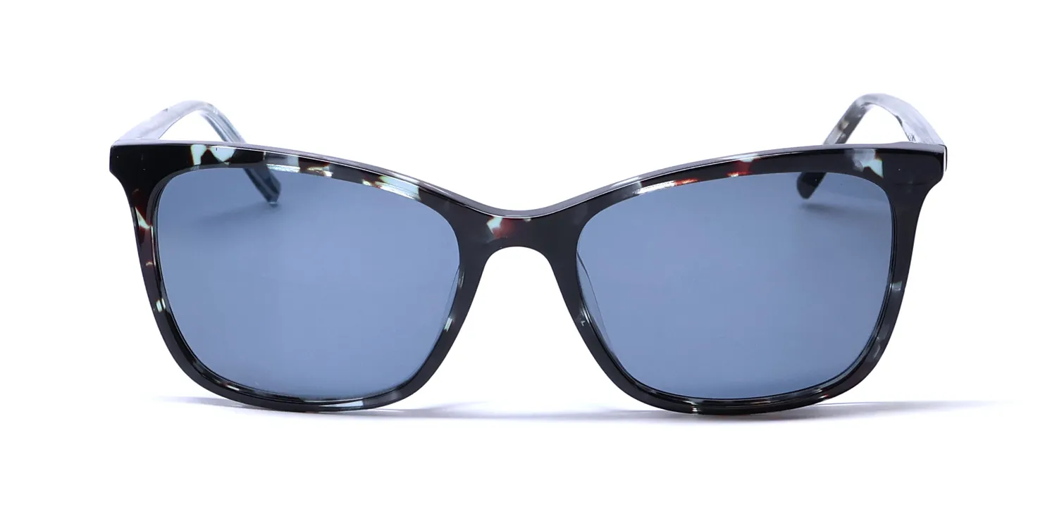 DKNY DK500S 315 Sunglasses Teal Tortoise 54mm 3