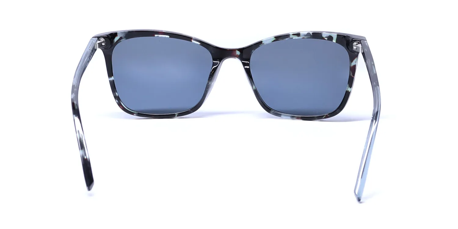 DKNY DK500S 315 Sunglasses Teal Tortoise 54mm 5