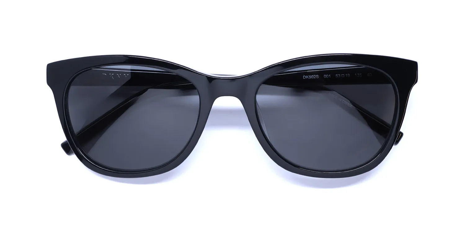 DKNY Dk502s 001 Sunglasses Black 53mm 2