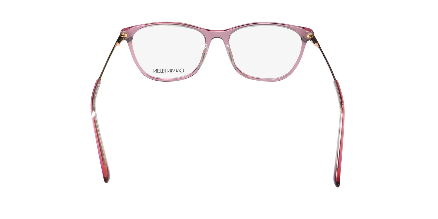 Calvin Klein CK18706 535 Eyeglasses Crystal Mauve Laminate 53mm 5