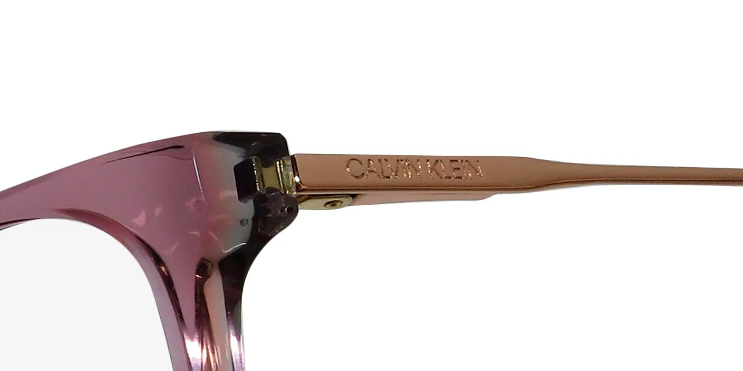 Calvin Klein CK18706 535 Eyeglasses Crystal Mauve Laminate 53mm 6