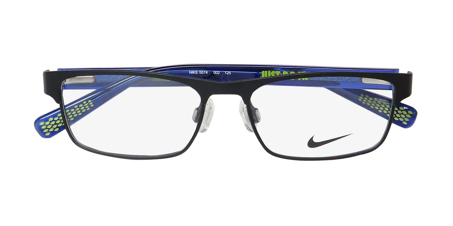 Nike 5574 002 Eyeglasses Matte Black 47mm 2