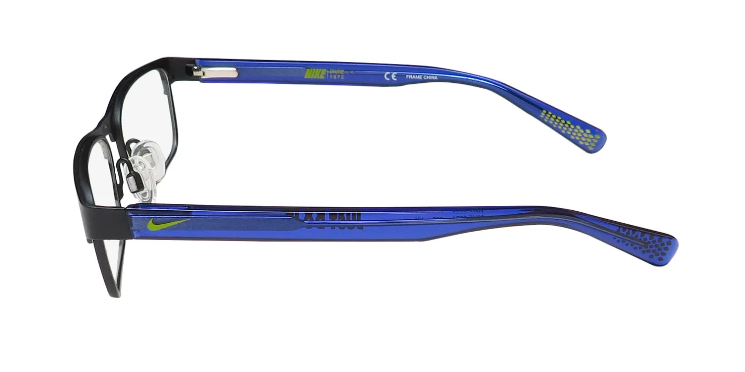 Nike 5574 002 Eyeglasses Matte Black 47mm 4