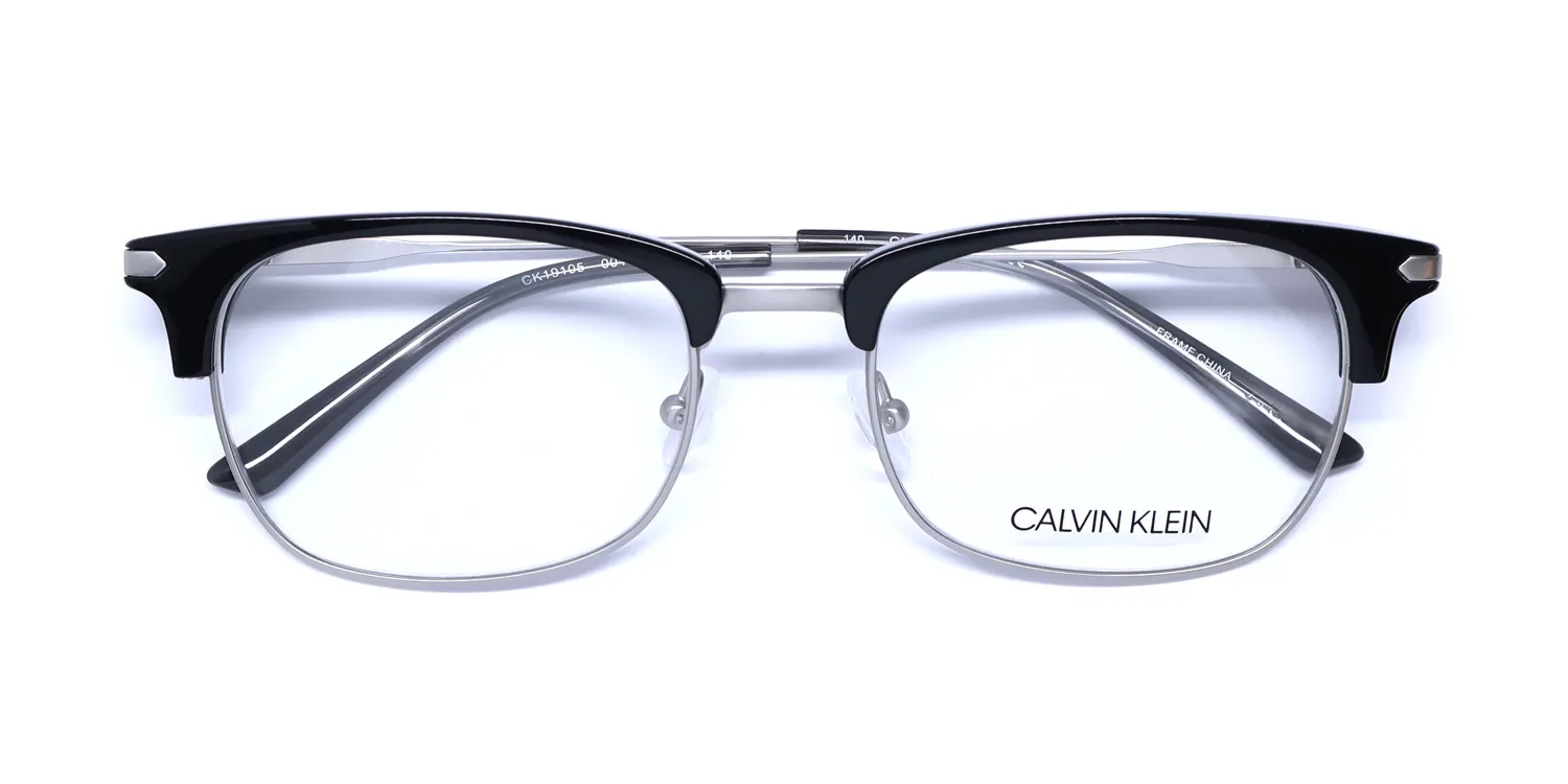 Calvin Klein CK19105 001 Eyeglasses Black 52mm Unisex 2