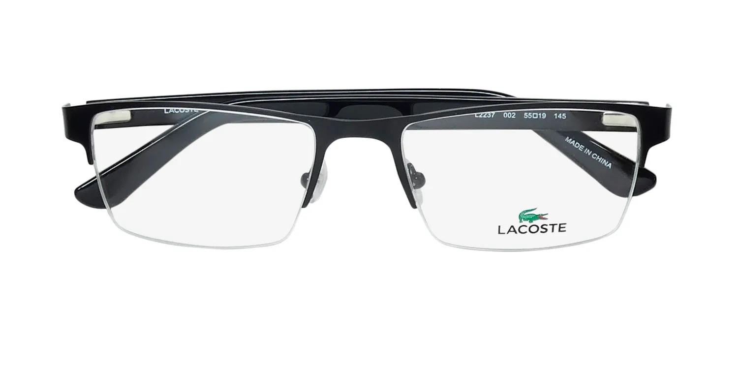 Lacoste L2237 002 Eyeglasses Matte Black 55mm 2