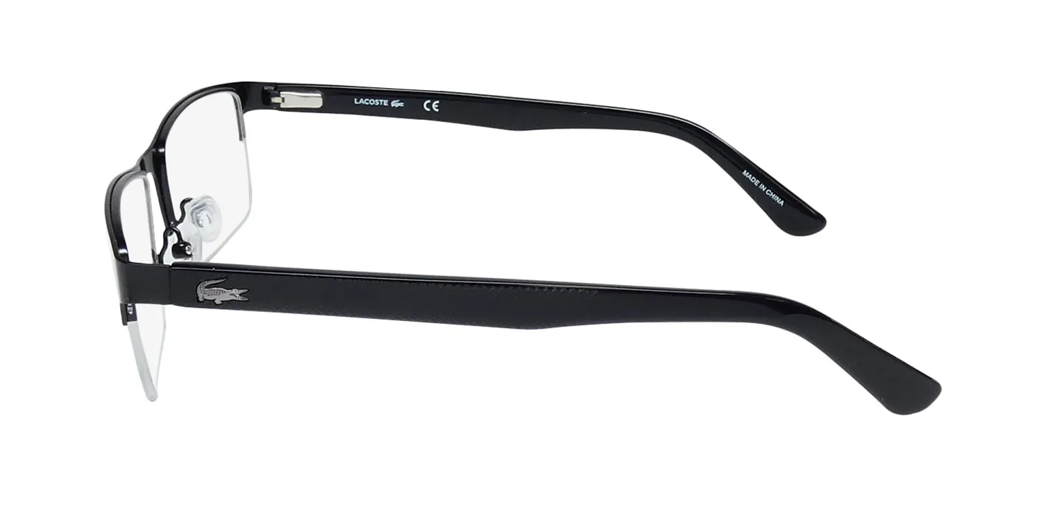 Lacoste L2237 002 Eyeglasses Matte Black 55mm 4