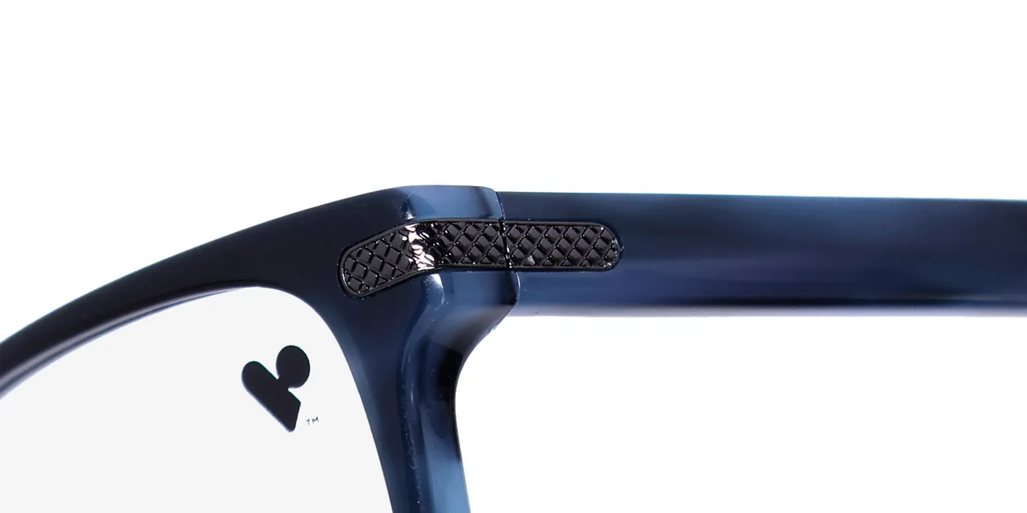 Lacoste L2841 424 Eyeglasses Striped Blue 55mm 6