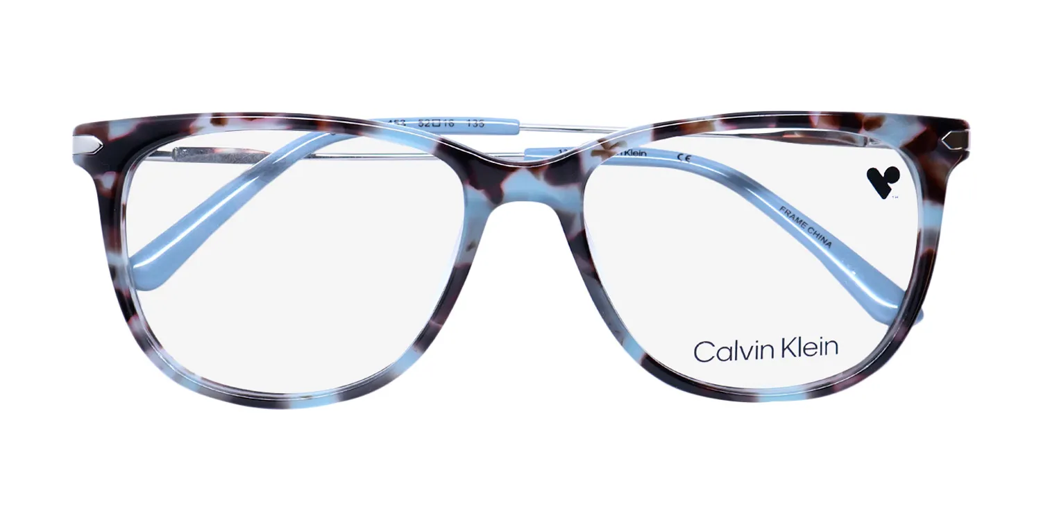 Calvin Klein Ck19704g 453 Eyeglasses Light Blue Tortoise 52mm 2