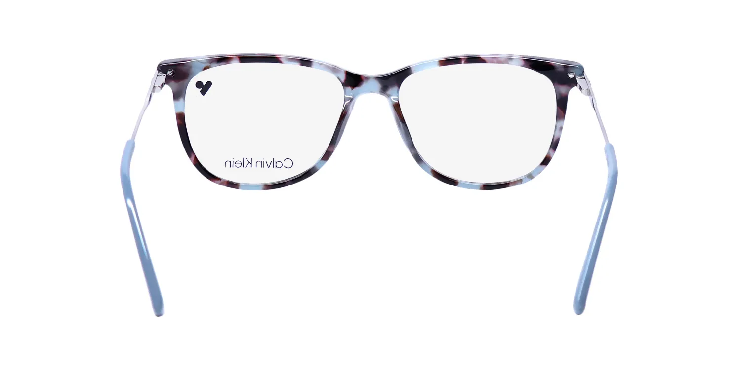 Calvin Klein Ck19704g 453 Eyeglasses Light Blue Tortoise 52mm 5
