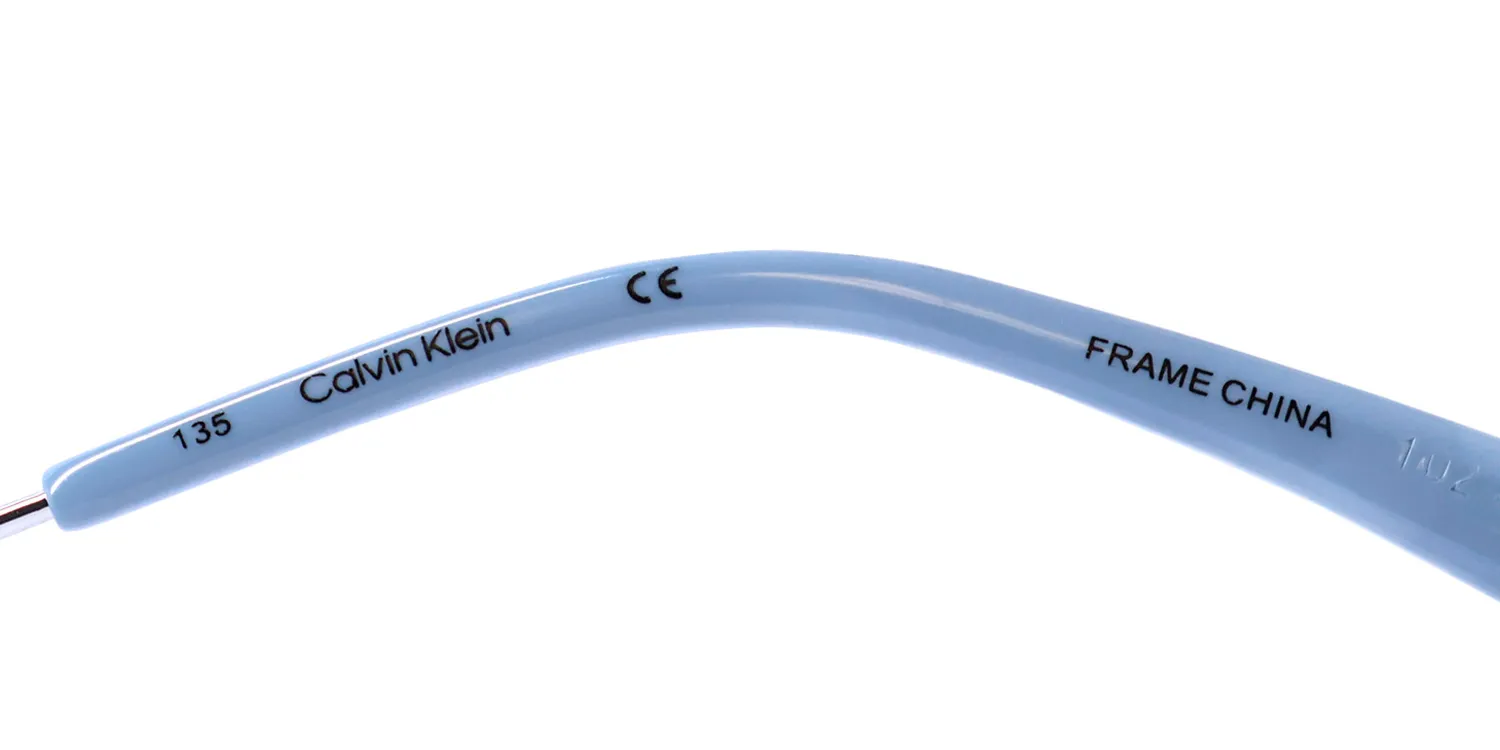 Calvin Klein Ck19704g 453 Eyeglasses Light Blue Tortoise 52mm 7